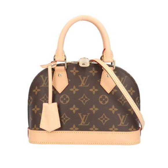 Louis Vuitton Alma Monogram Shoulder Bag Canvas Brown - Picture 1 of 7